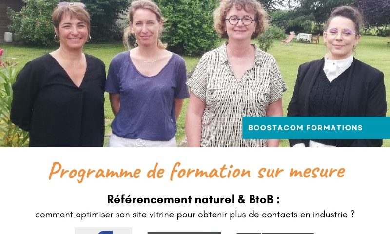 BOOSTACOM - formation sur mesure 3 jours Juillet 2024